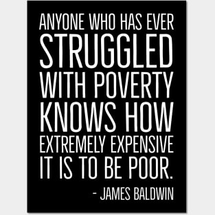 Black History, James Baldwin Quote, Poverty, African American, Civil Rights Posters and Art